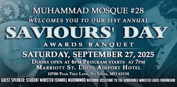 Student Minister Jeffery Muhammad Saviours Day Awards Banquet 2025 MP4