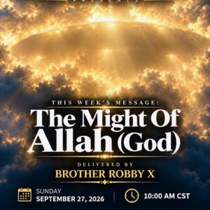 Student In The Ministry Robby X THE MIGHT OF ALLAH (GOD) MP4